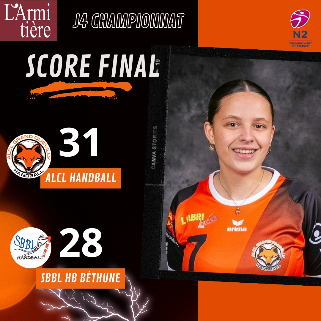 Résultats Nationale 2 J4 - ALCL Handball